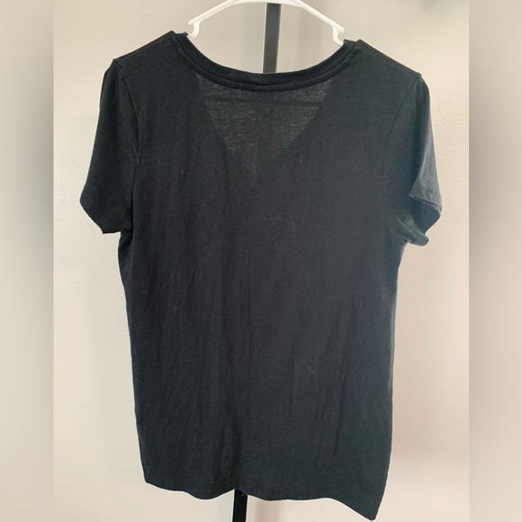 Altar'd State Black V-Neck Twist Front Tee - Picture 4 of 16